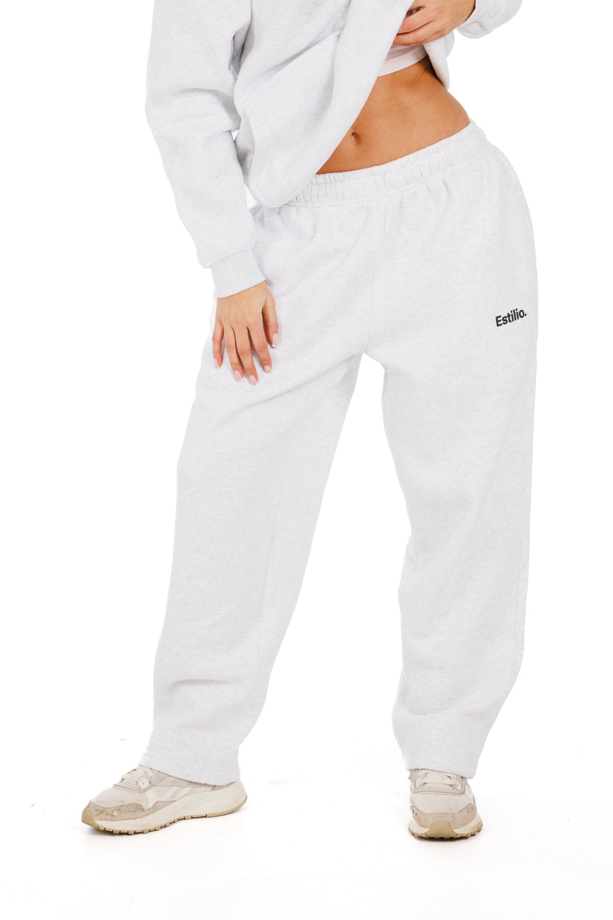 'Central' Sweatpants - Marl Grey
