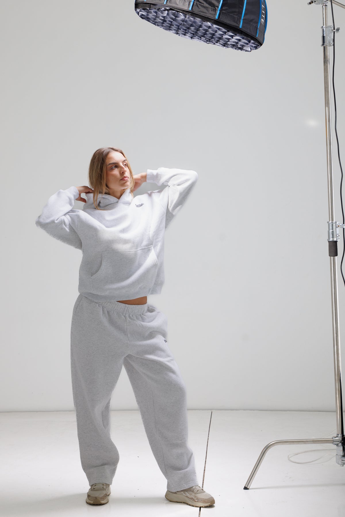 'Central' Sweatpants - Marl Grey