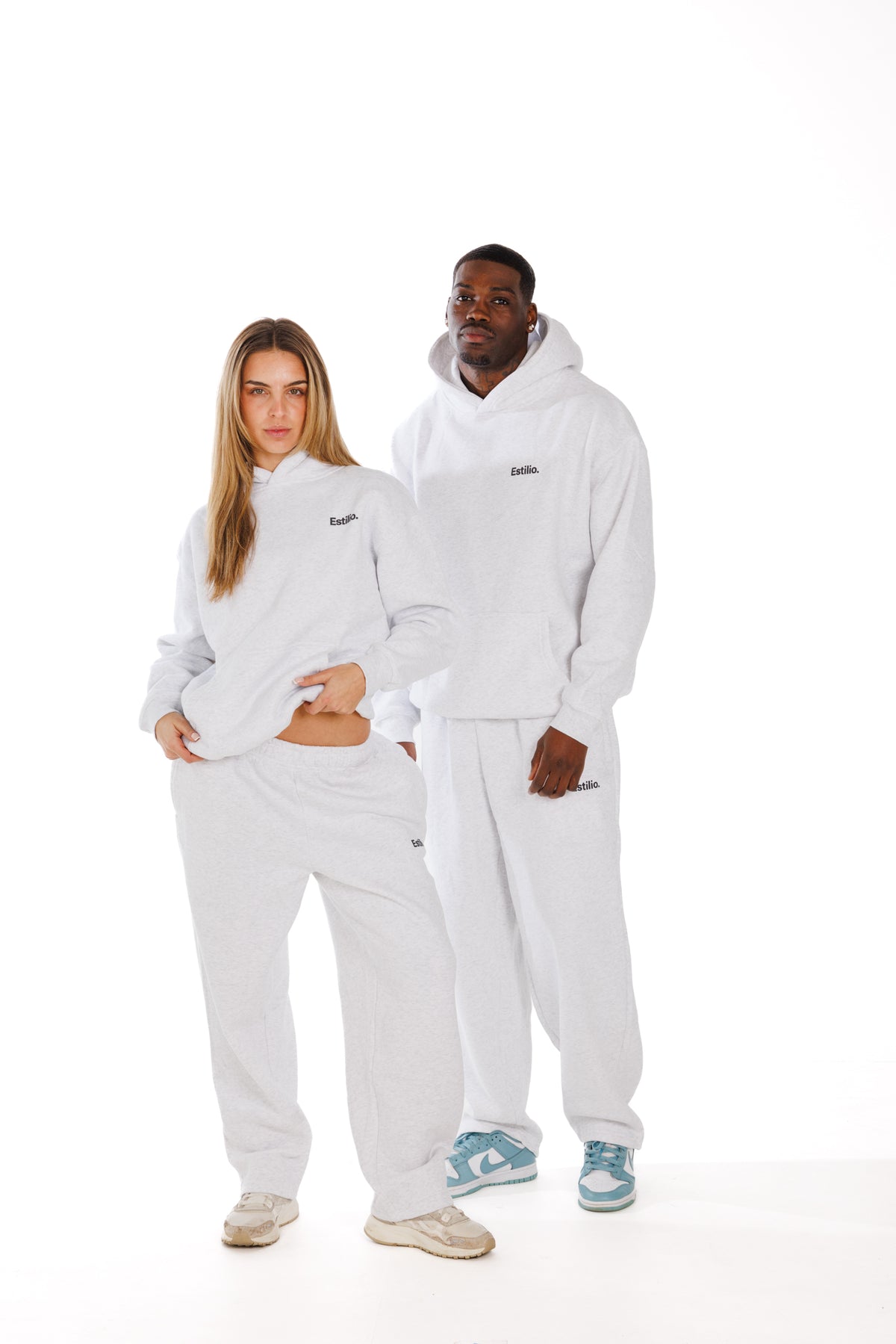 'Central' Sweatpants - Marl Grey