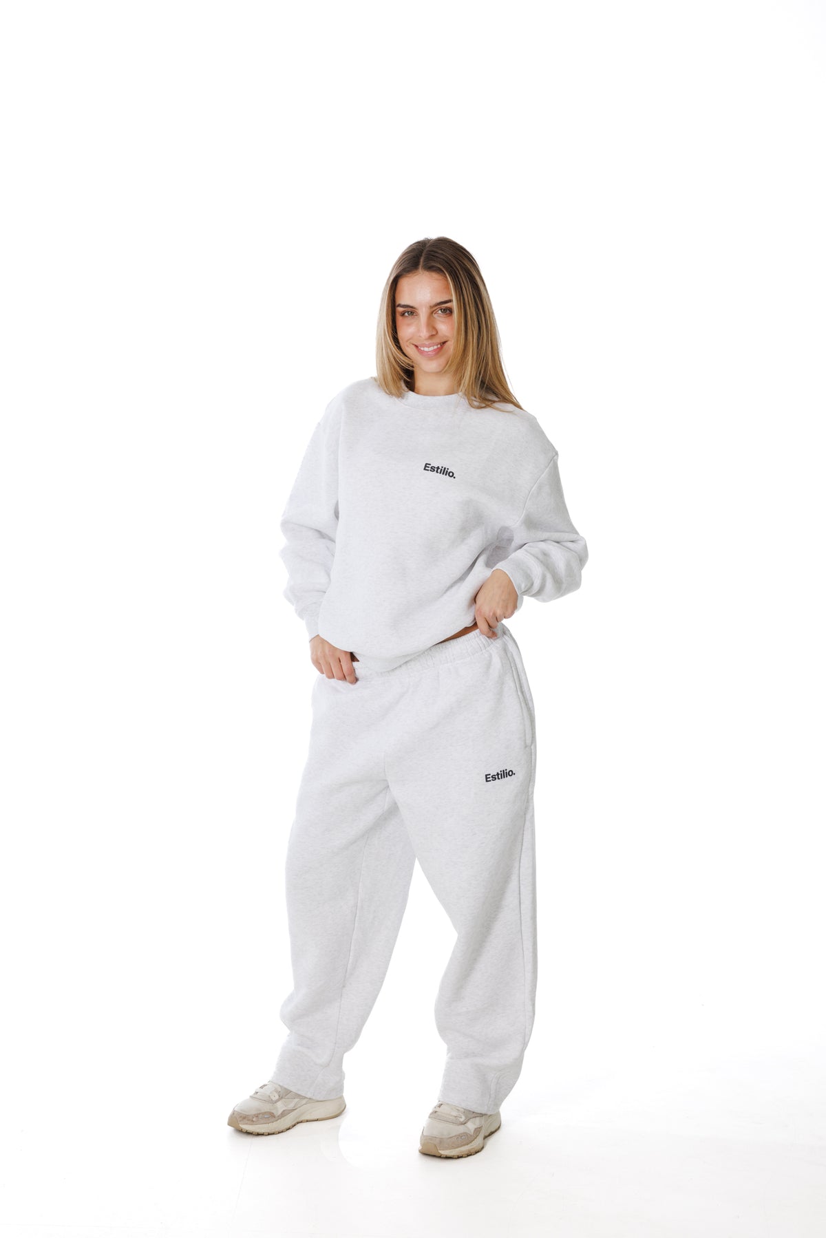 'Central' Sweatpants - Marl Grey