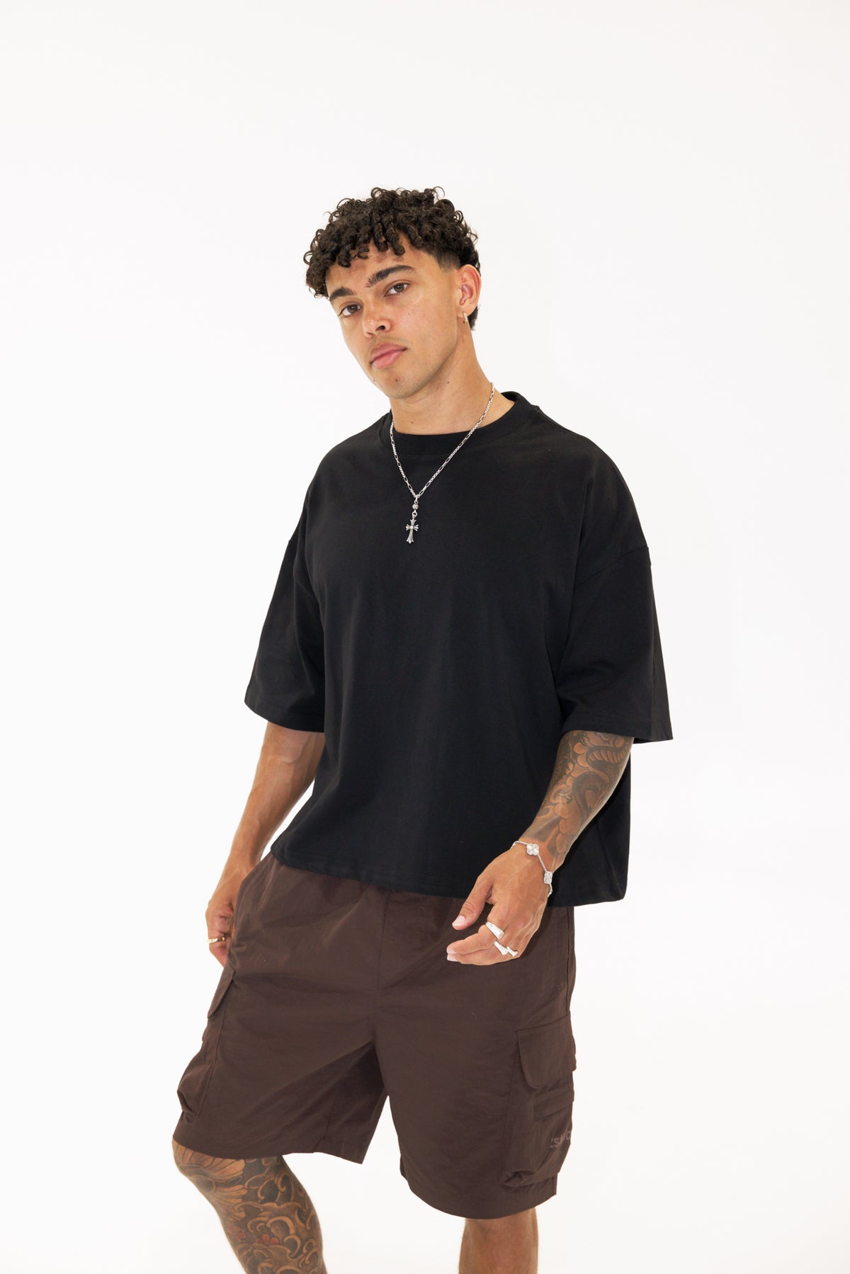 The Crop Tee - Black