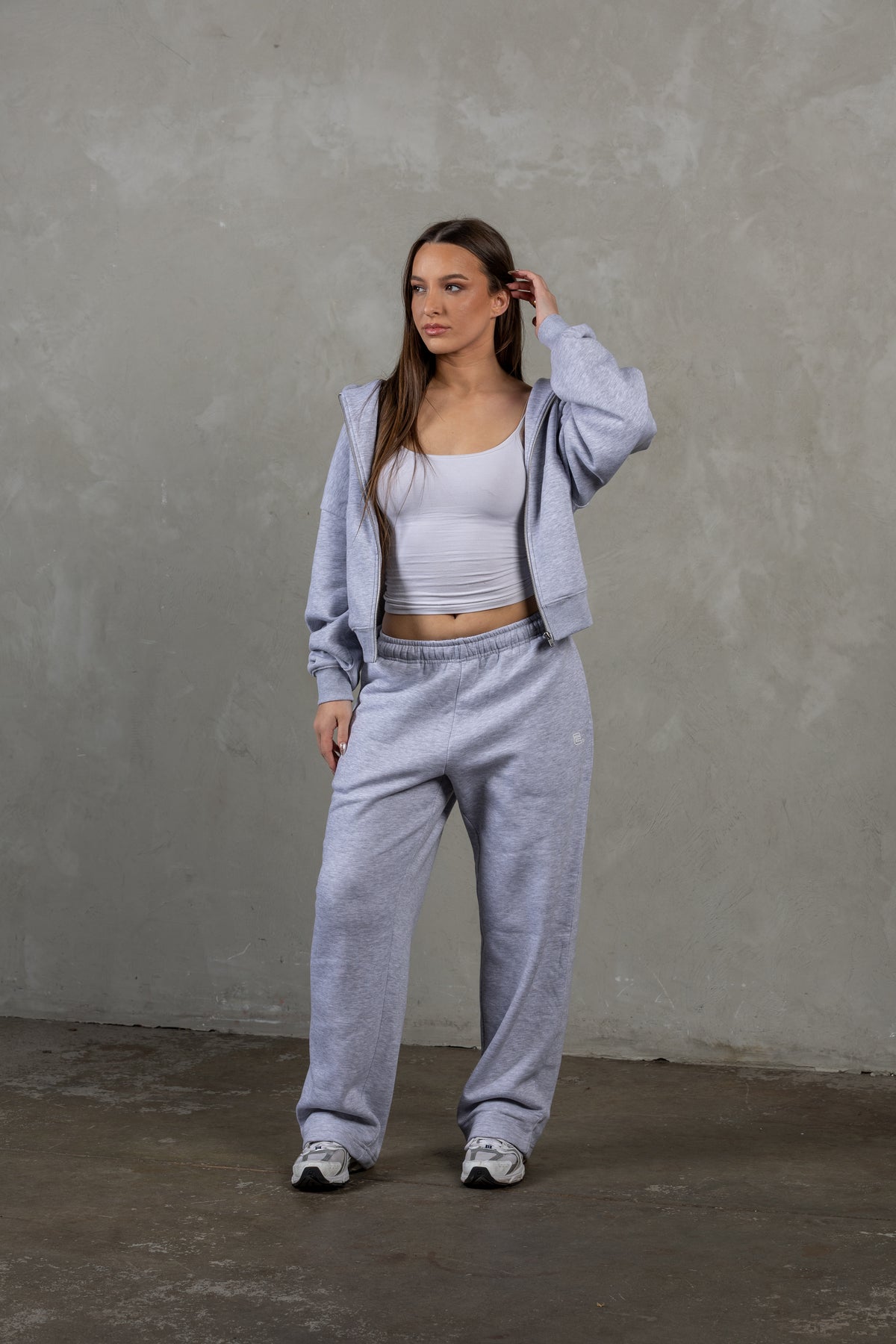 'District' Zip Up - Grey