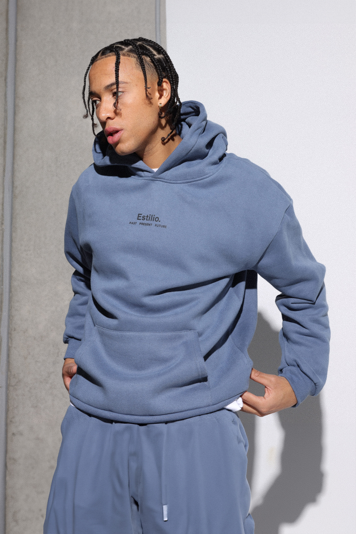 'Bais' Hoodie - Blue