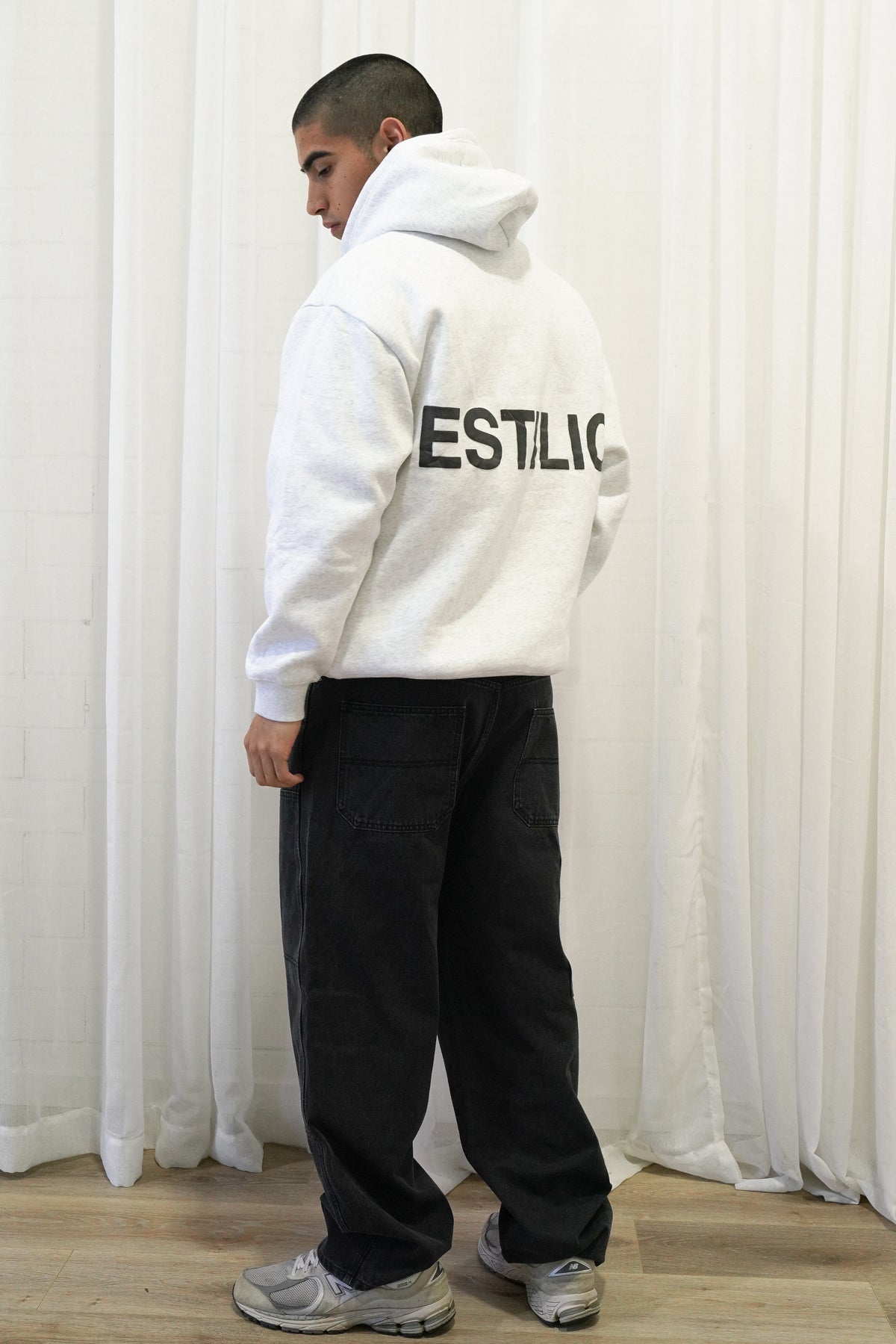 'Central' Hoodie - Marl Grey